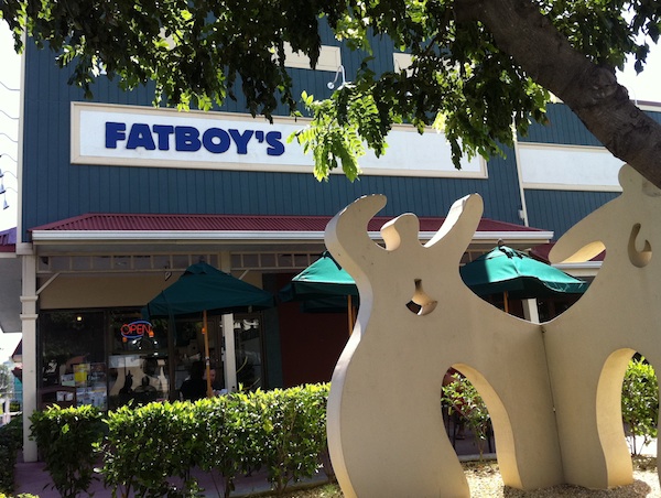 Fatboys resturant storefront in Kailua