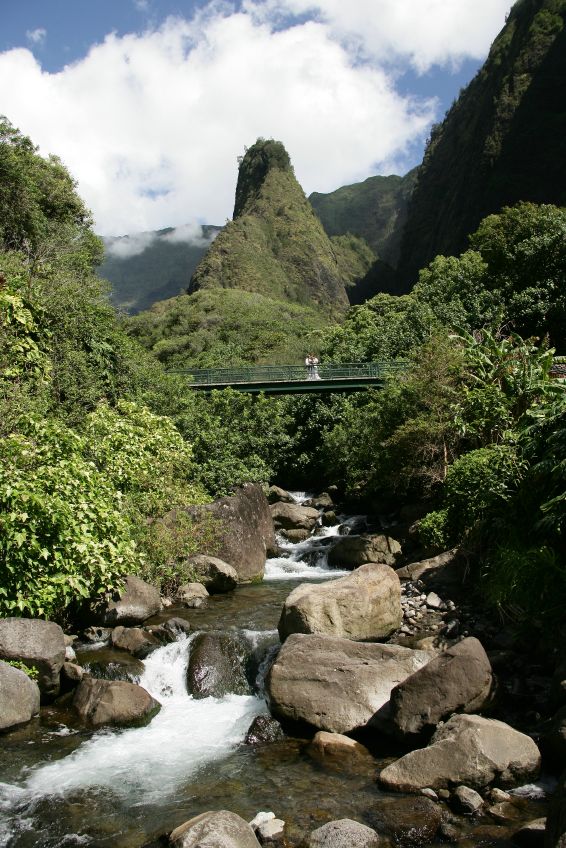 Iao Needle and the Wailuku River
