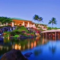 Hyatt Kauai Resort and Spa at night