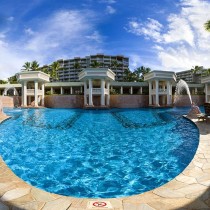 A pool at Kauai Marriot