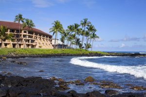 Arial shot of the Sheraton Kauai Resort