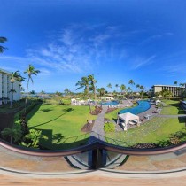 Birdseye view of the property