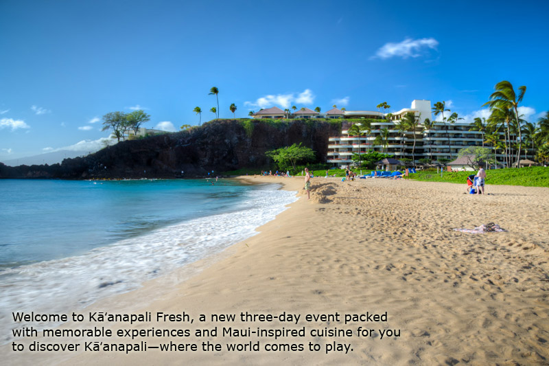 On Kaanapali beach looking at Black Rock