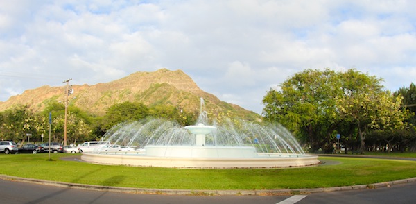 kapiolani park fountain