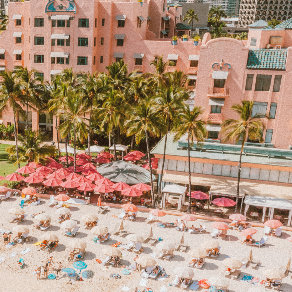 Waikiki Beaches in the middle of the city