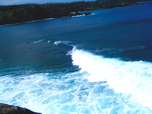 Waves on Honolua Bay