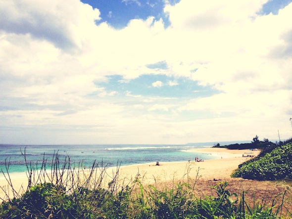 The beach at Kaena Point