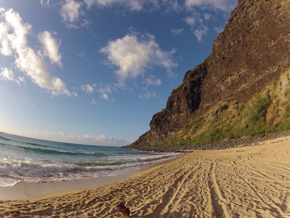 A nice sand beach