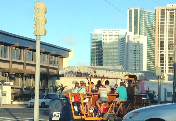 The Sip N Cycle out on the town