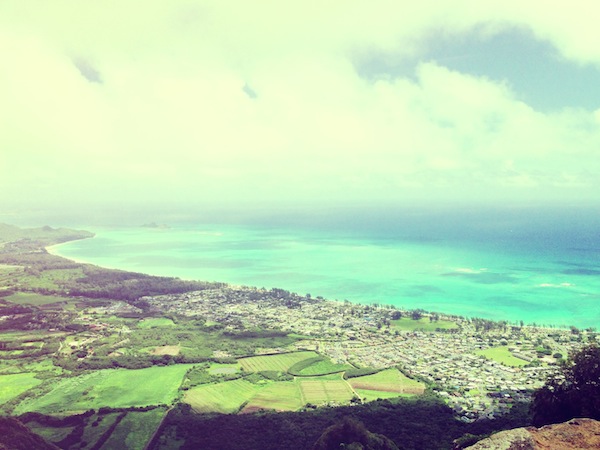 Aerial view of Waimanalo