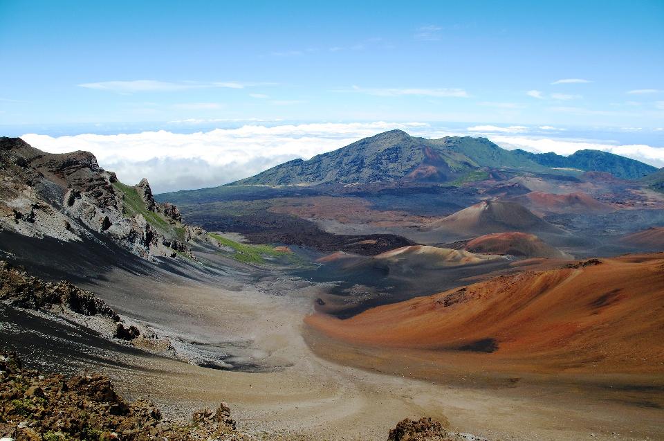 View of Haleakala Crater during a Maui all inclusive vacation