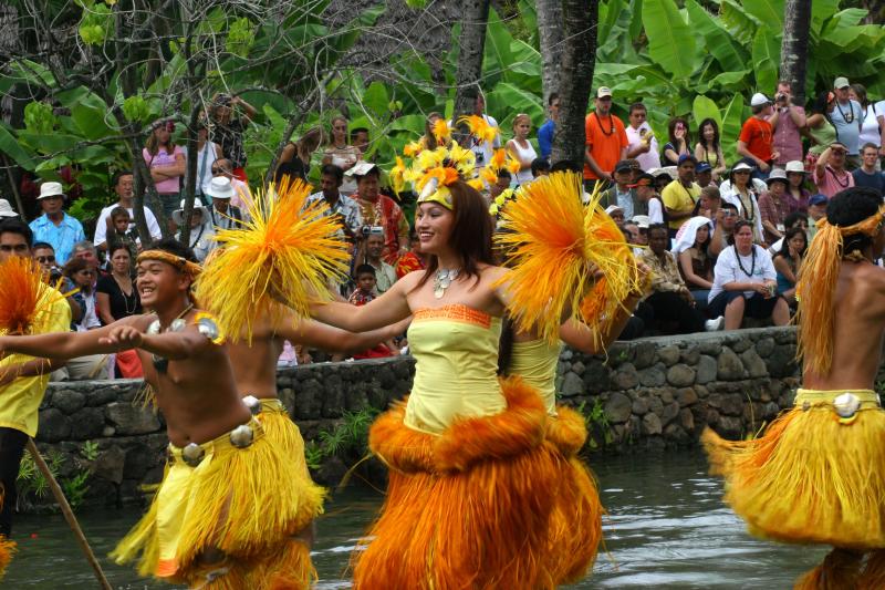 Traditional performers at Polynesian Cultural Center