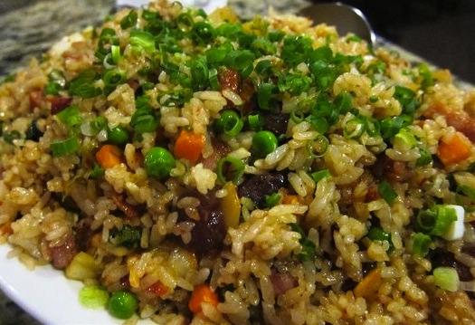 Plate of fried rice from Side Street Inn in Honolulu