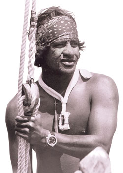 Portrait picture of legendary waterman Eddie Aikau