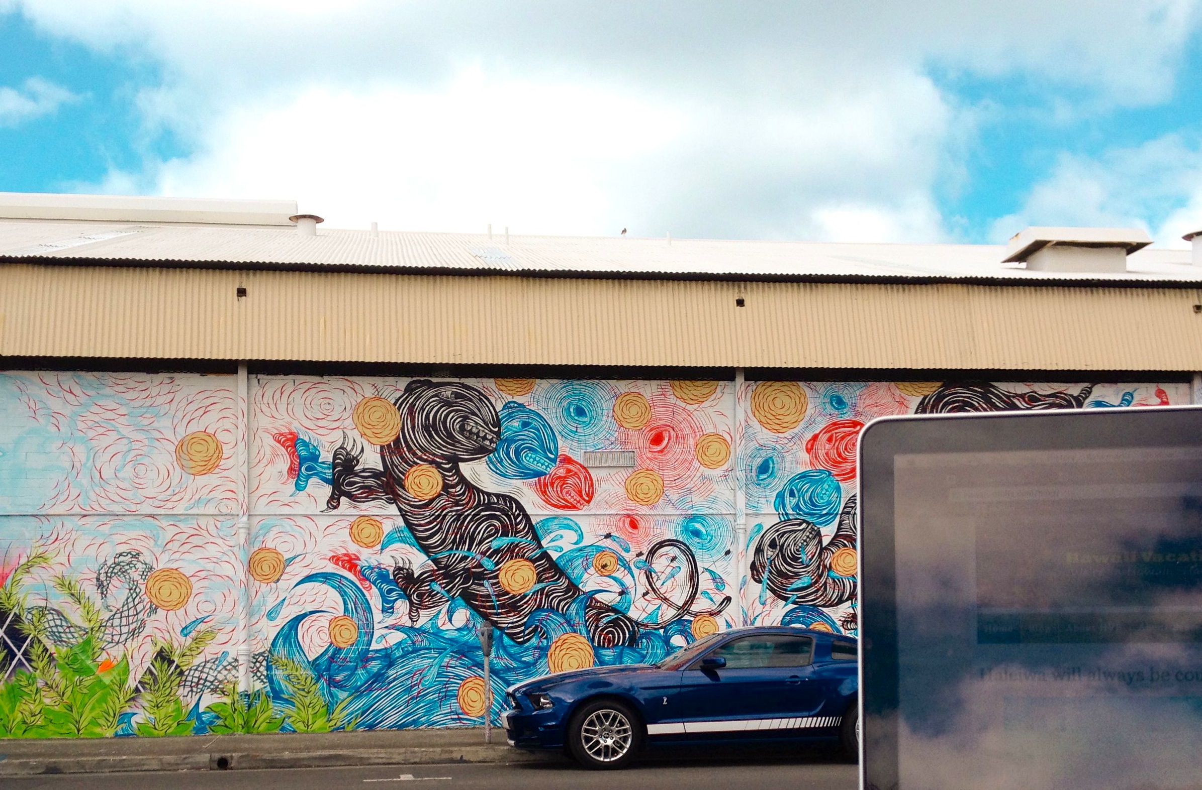 Some wall art in Kakaako