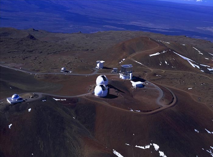 The Observatories on top of Mauna Kea in Hawaii