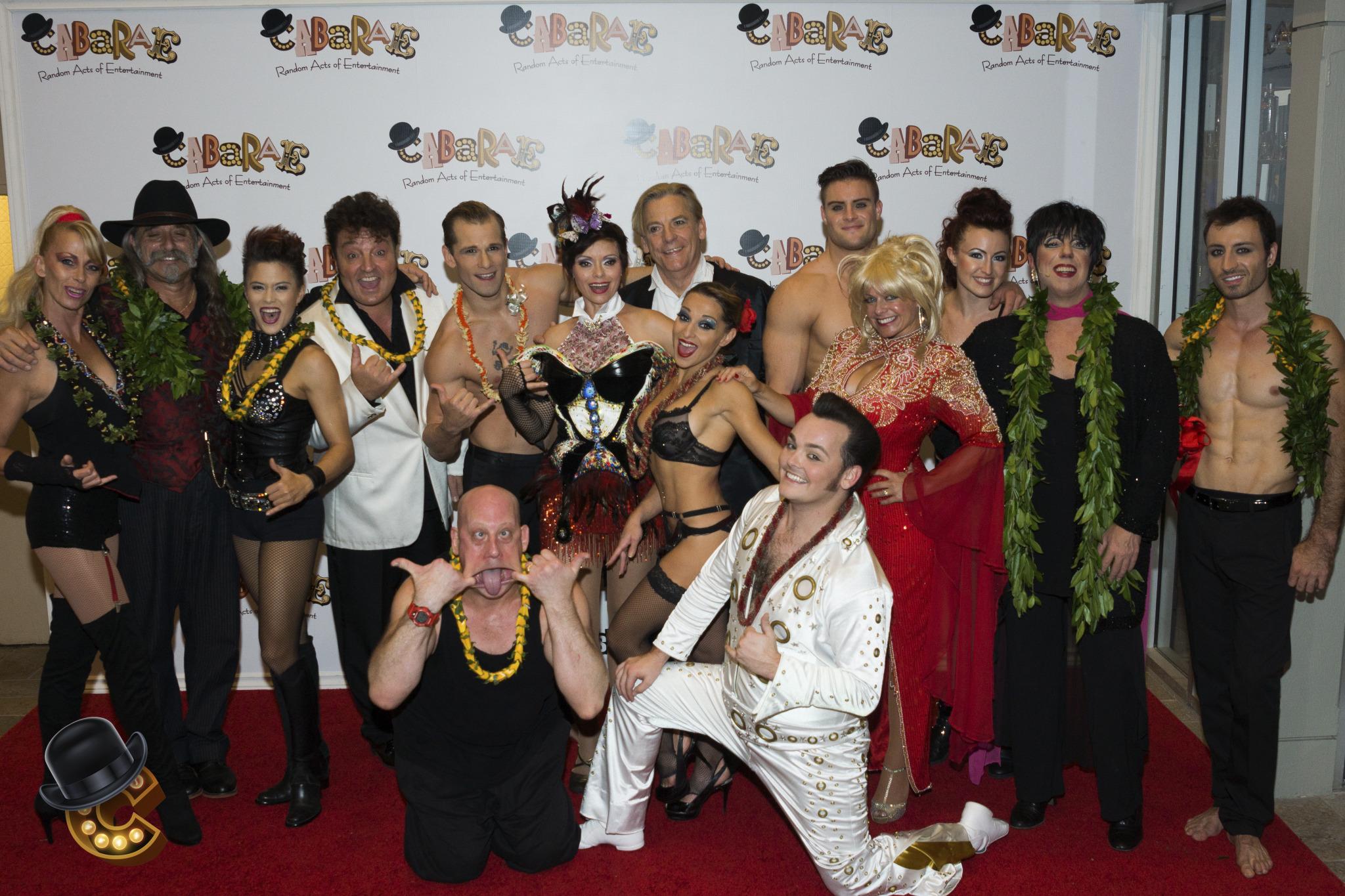 Cast of the CabaRAE at Hilton Hawaiian Village
