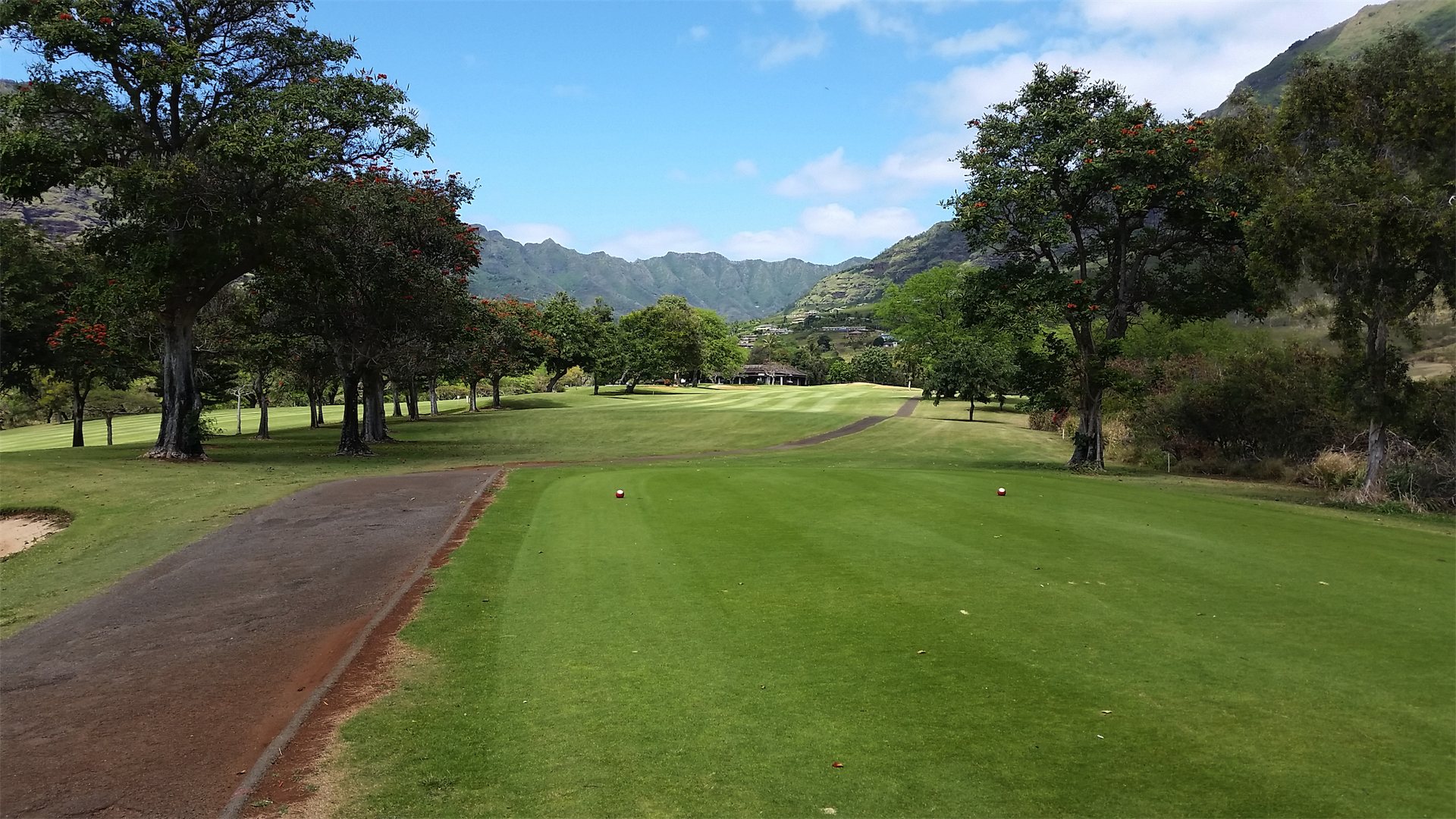 One of the fairways in Makaha