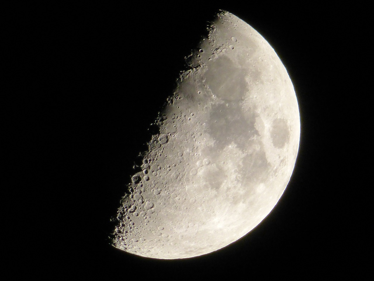 Close Shot of Earth's Moon