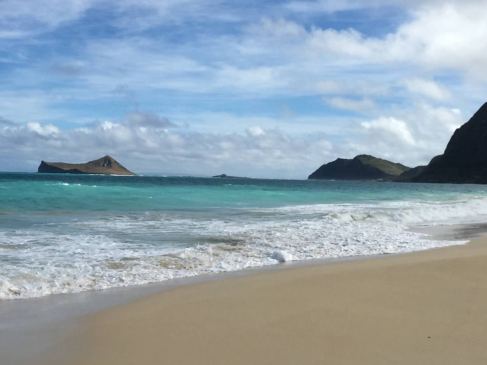 View of Rabbit Island from Waimanlo Beach