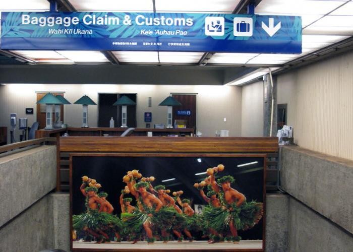 People who travel from Narita, Japan used to have to go through customs at the Honolulu International Airport
