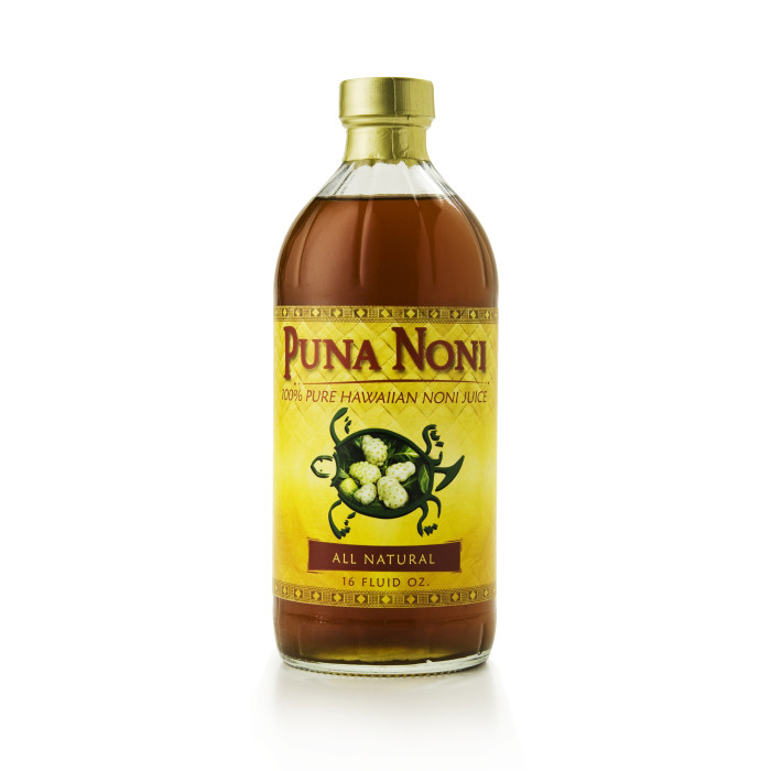 You can find Noni Juice in Hawaii, and you can use it to treat a variety of medical conditions. Photo courtesy Noni Connection