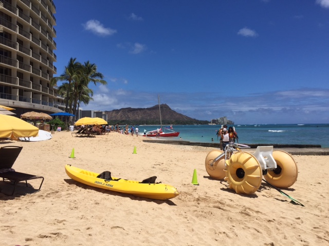 Waikiki looking toward Diamond Head