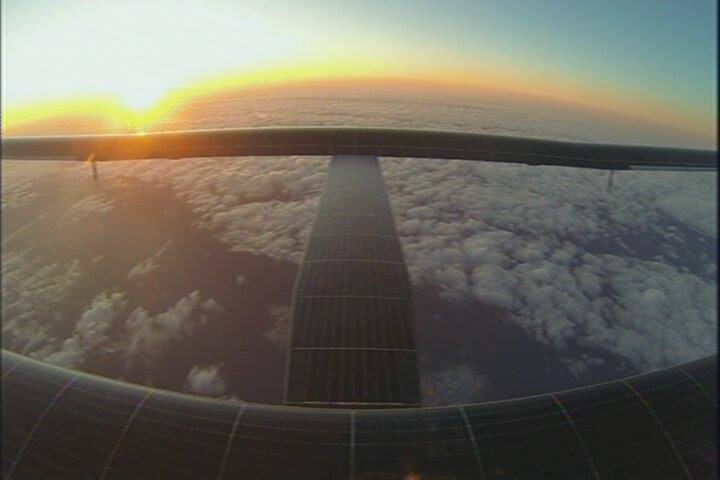 The Solar Impulse 2 on its journey to Hawaii