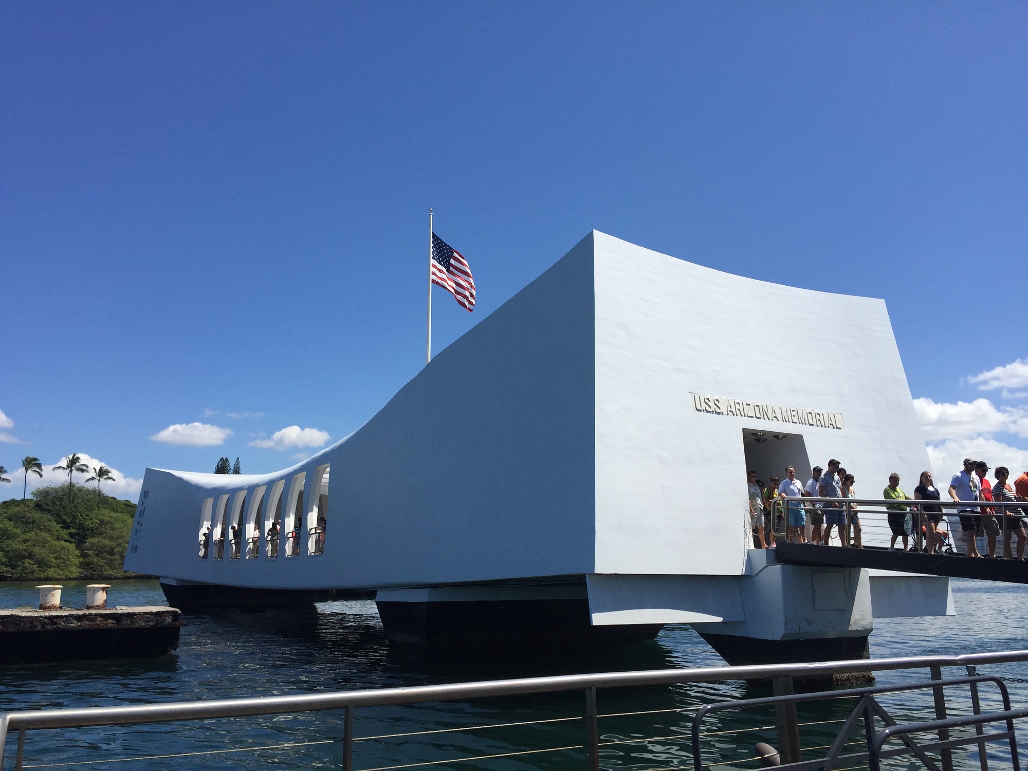 the USS Arizona Memorial