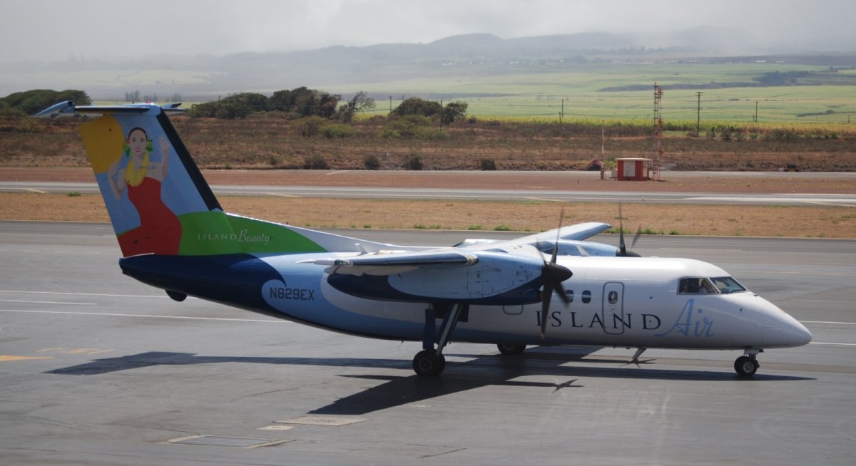 an island air plane