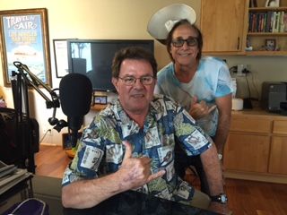 Bruce Fisher and Denton Bangs in studio