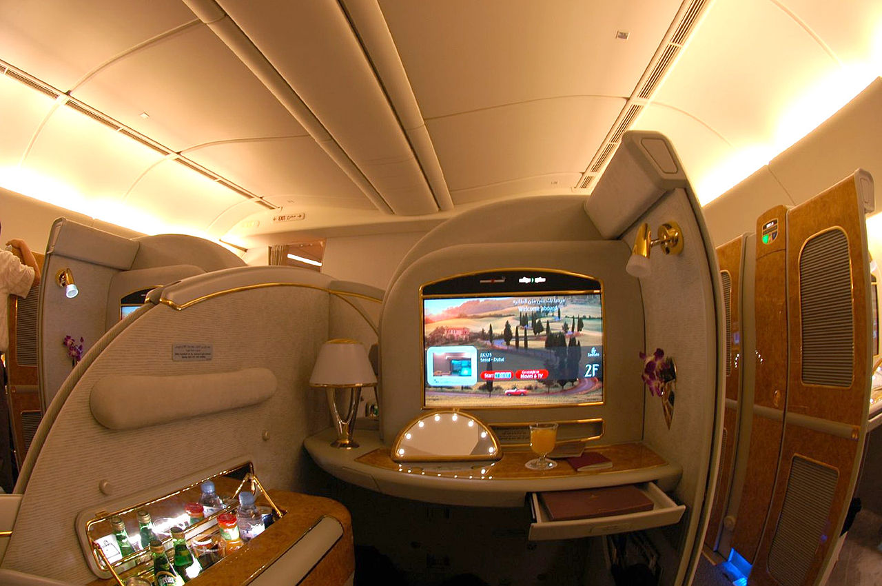 a first class seat