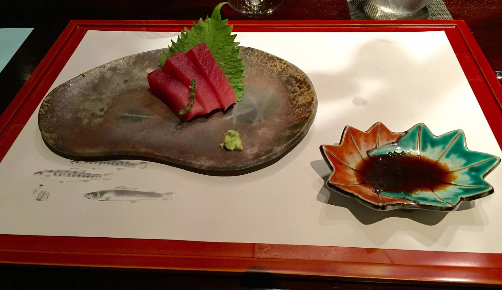 Sashimi plated from Vintage Cave Club