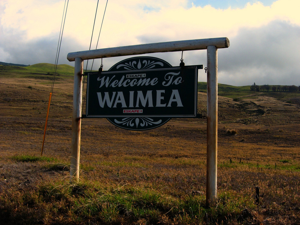 Waimea sign