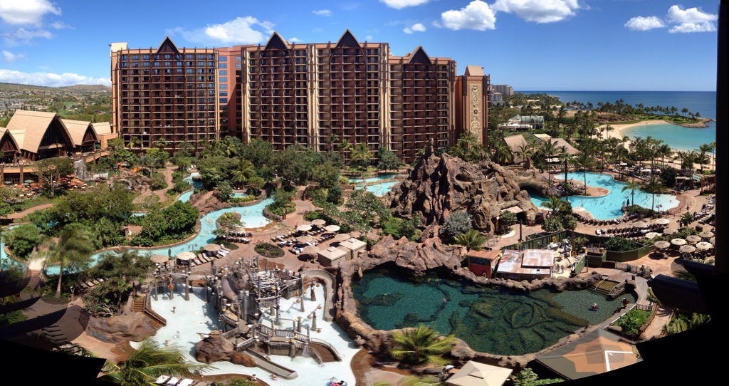 Aerial of Disney Aulani Resort