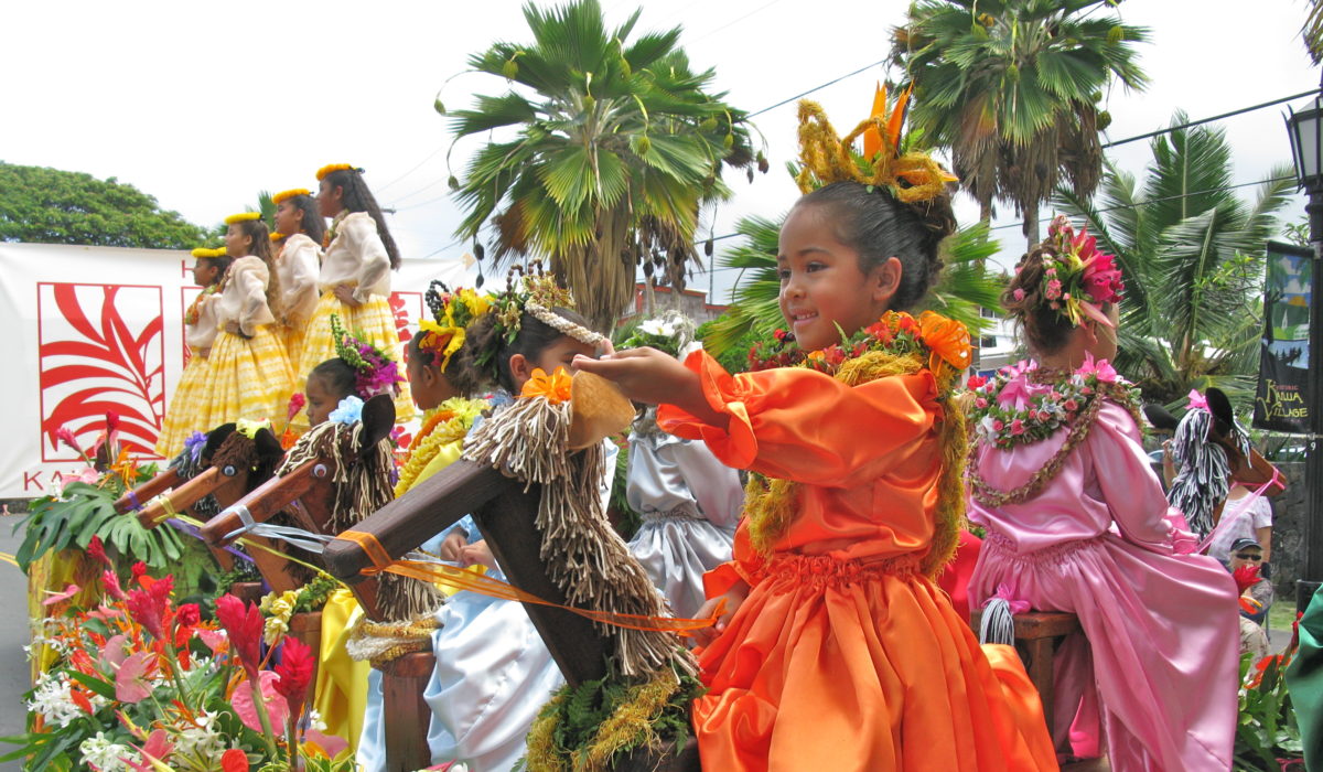 King Kamehameha Day Celebration in Kailua-Kona, Hawaii.