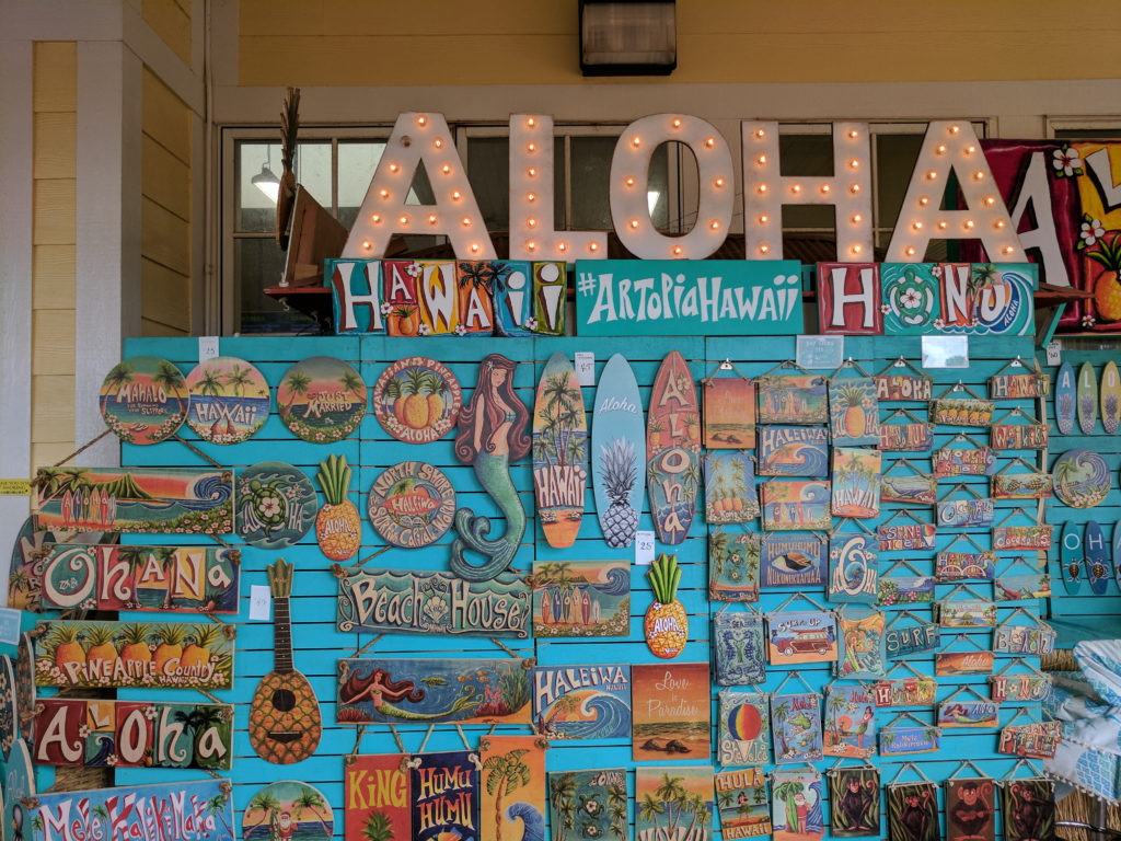 These signs are available to purchase outside the Dole Plantation and make great souvenirs.
