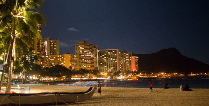 A romantic evening at Azure