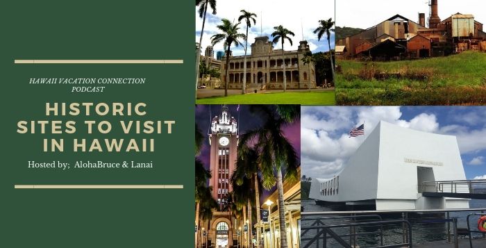 collage of arizona memorial kualoa sugar mill aloha tower