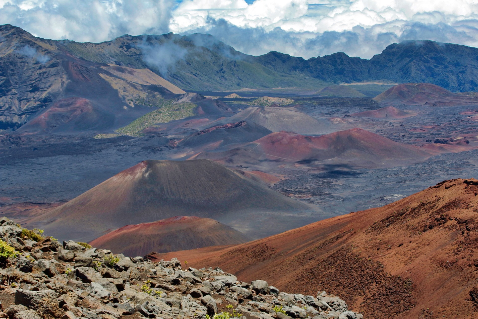 Haleakala crater from lookout