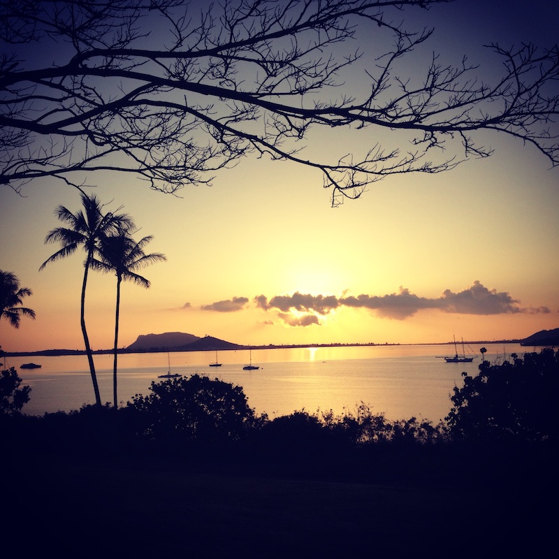 He'eia Fishpond sunrise