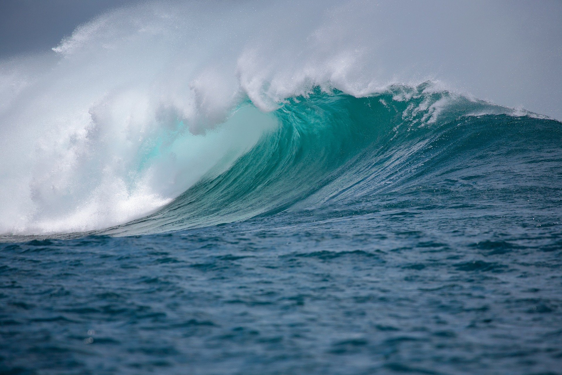 Huge North Shore Oahu wave