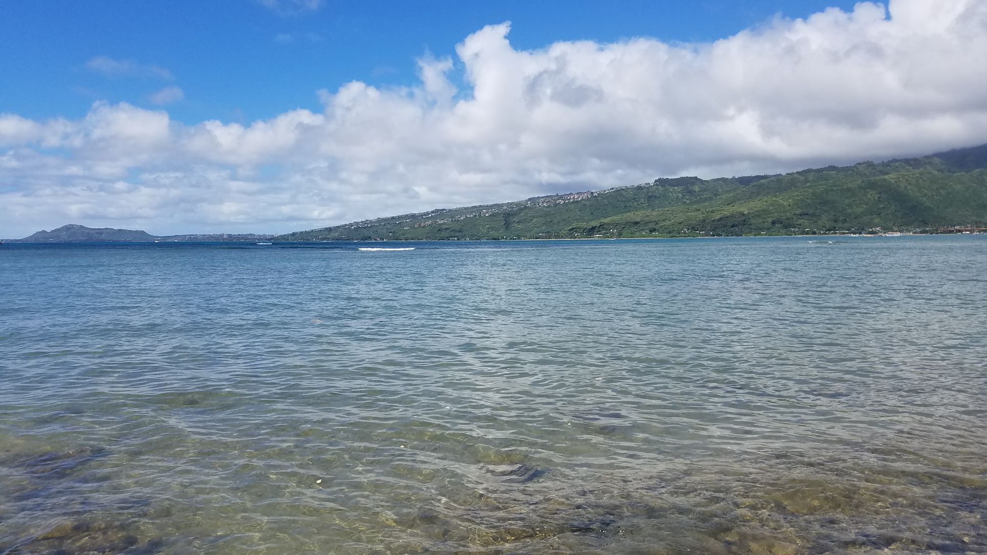 Moanalua Bay Diamond Head view