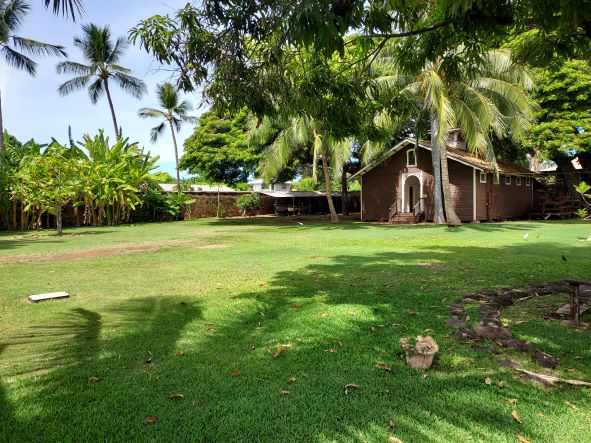 The open yard at Hale Pa'ahao Prison in Lahaina.