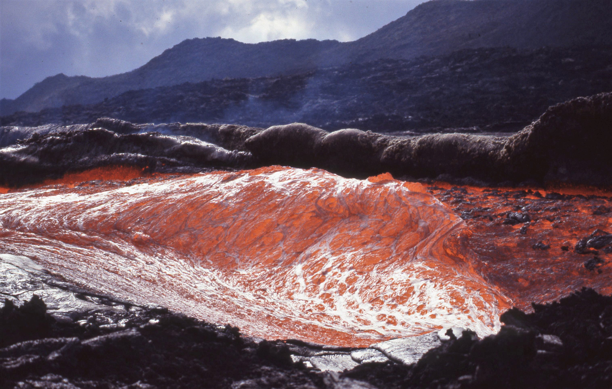 Mauna Loa Volcano lava flow