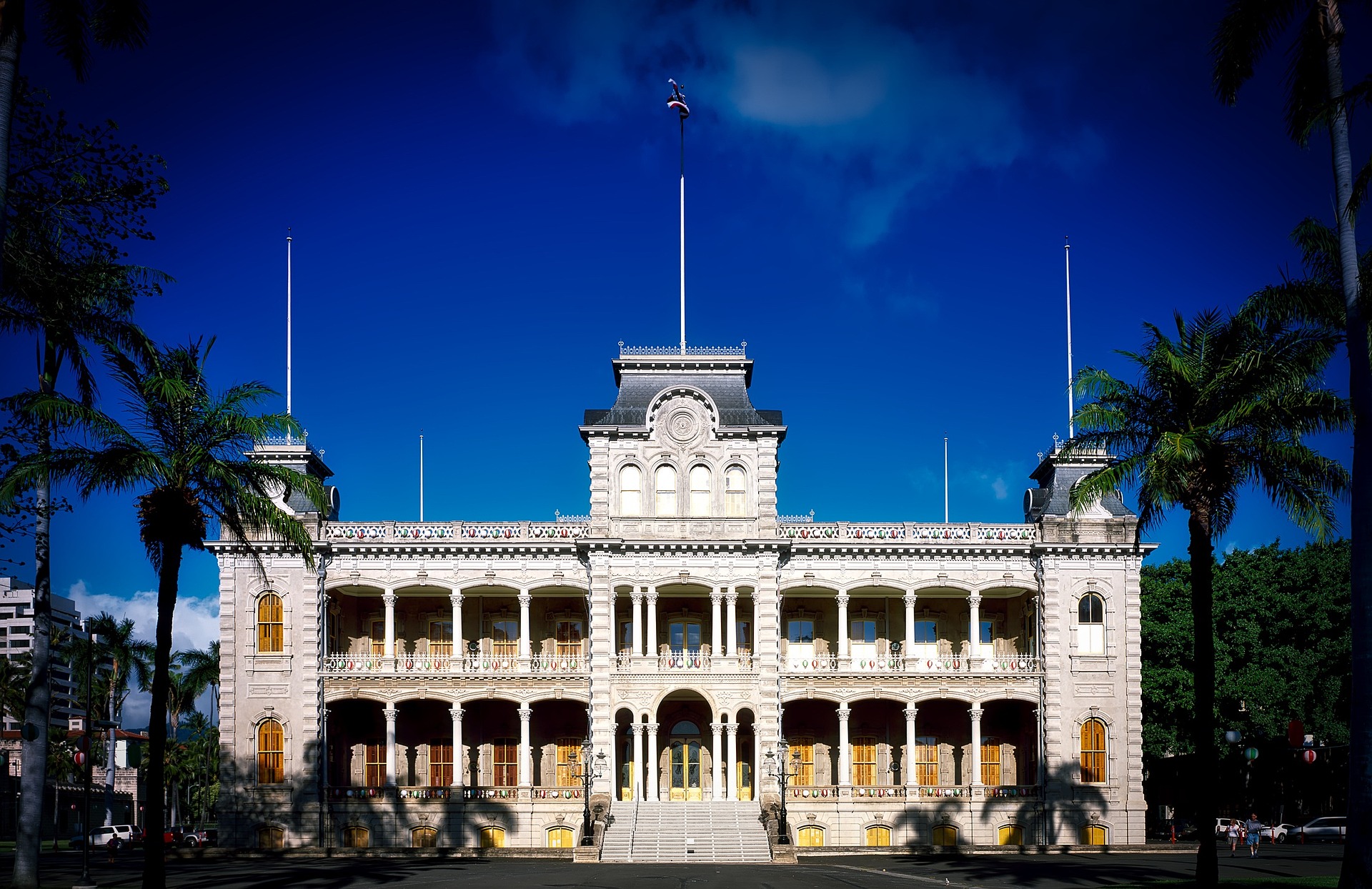 Iolani Palace front view
