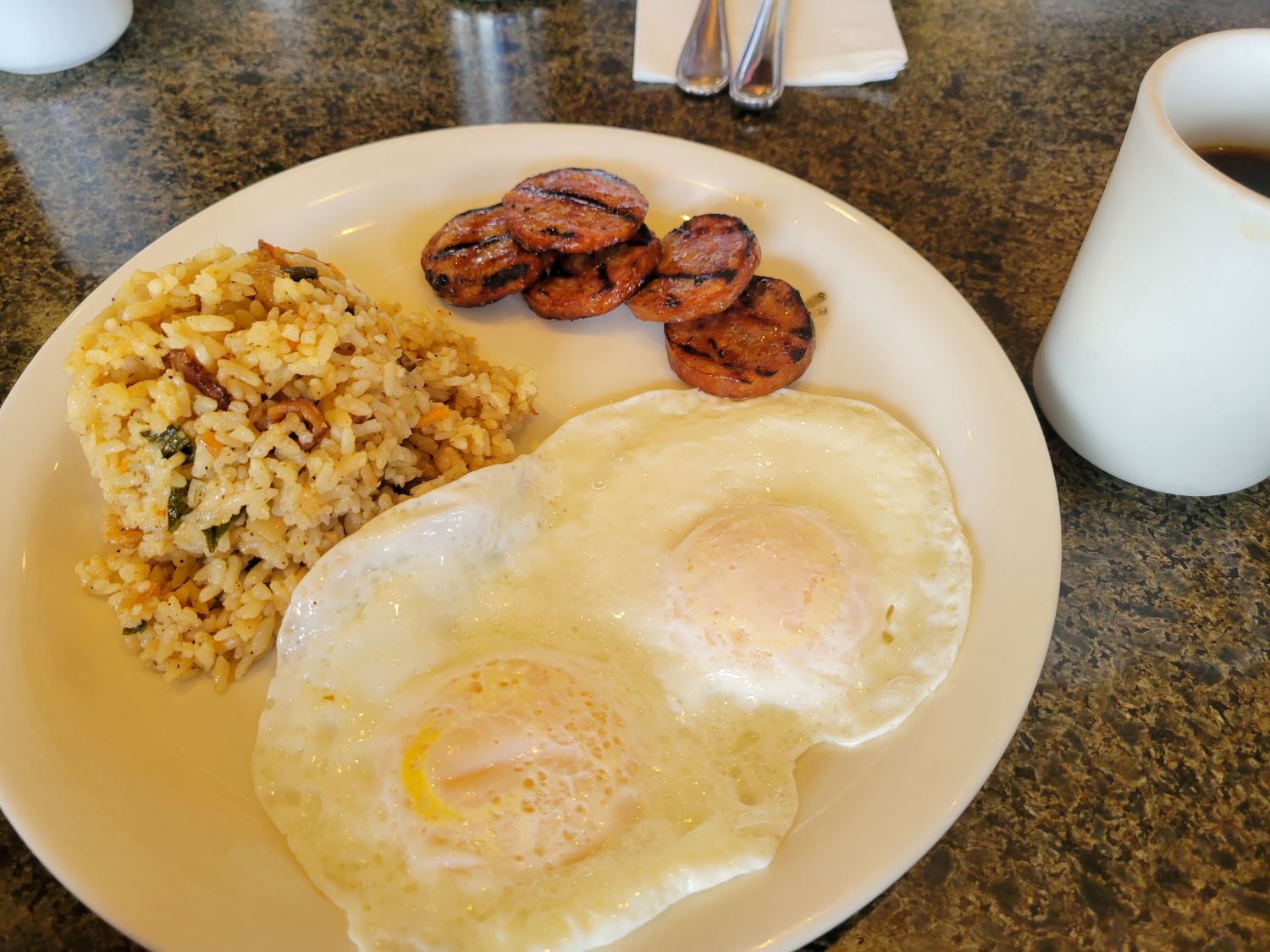 Liliha Bakery breakfast plate