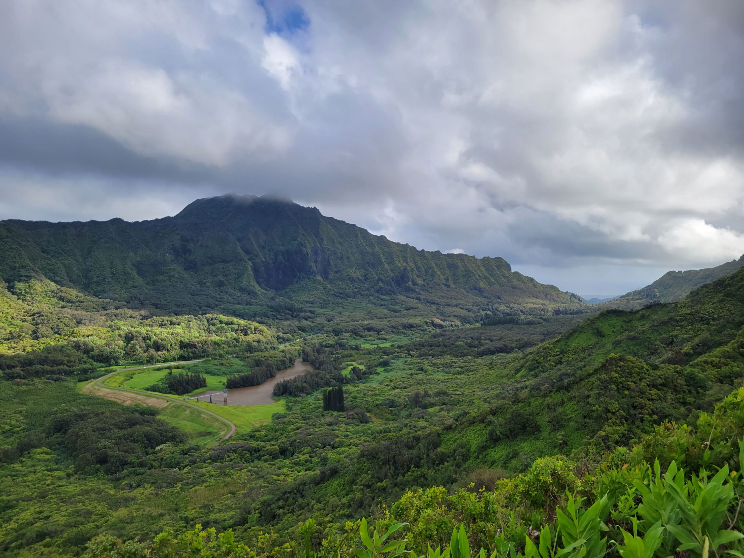 Pauoa Flats Trail end view
