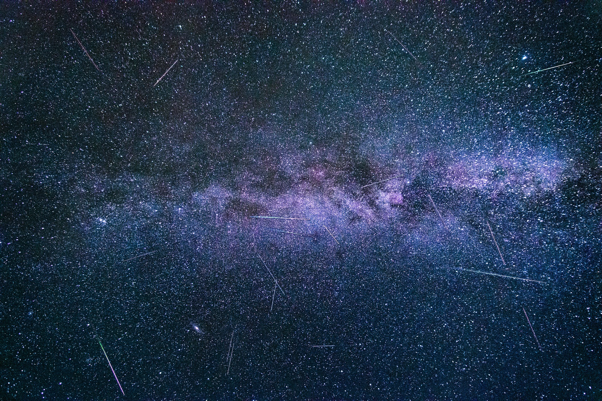 Hawaii stargazing meteor shower