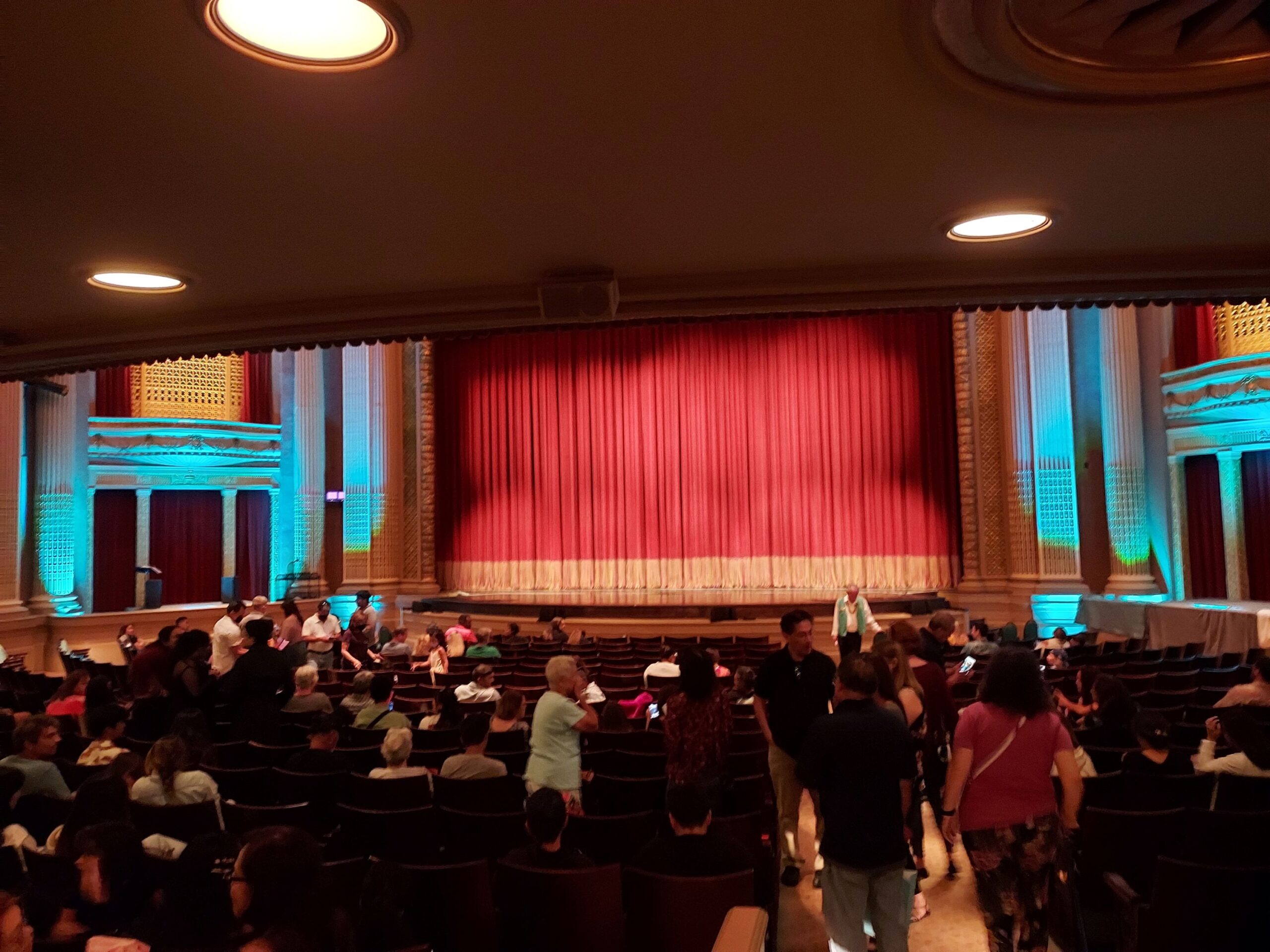 Hawaii Theatre stage.